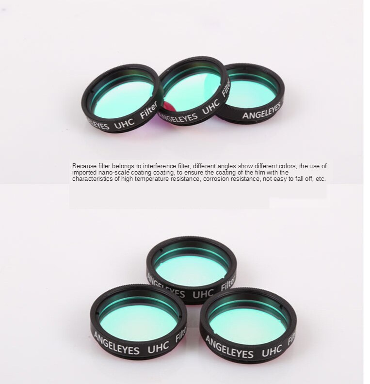 Astronomical telescope broadband filter UHC urban light pollution light pollution reduction filter 1.25 inch/31.7mm