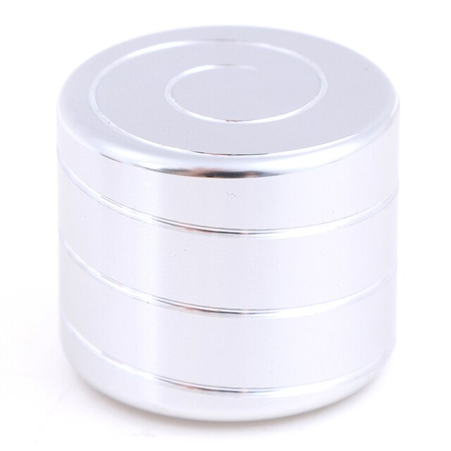 Vortecon – jouets de bureau cinétiques en alliage d&#39;aluminium, décompression, hypnosie, gyroscope rotatif, jouet pour enfants, ,: Silver