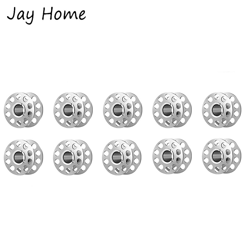 Caja de bobina para máquina de coser, soporte de bobina con 5 bobinas de Metal para máquina de coser casera, accesorios de costura DIY, 1 ud.: 3