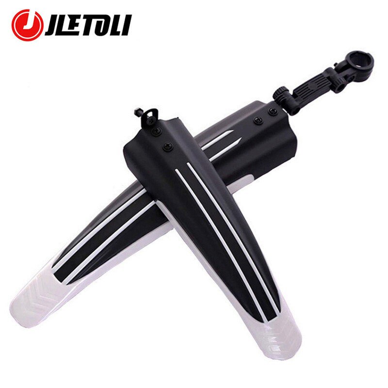 Jletoli Fiets Spatbord Mountainbike Fenders Quick Mount Fietsen Spatbord Wings Voor Fiets Voor/Achter Fenders Fiets Onderdelen: White