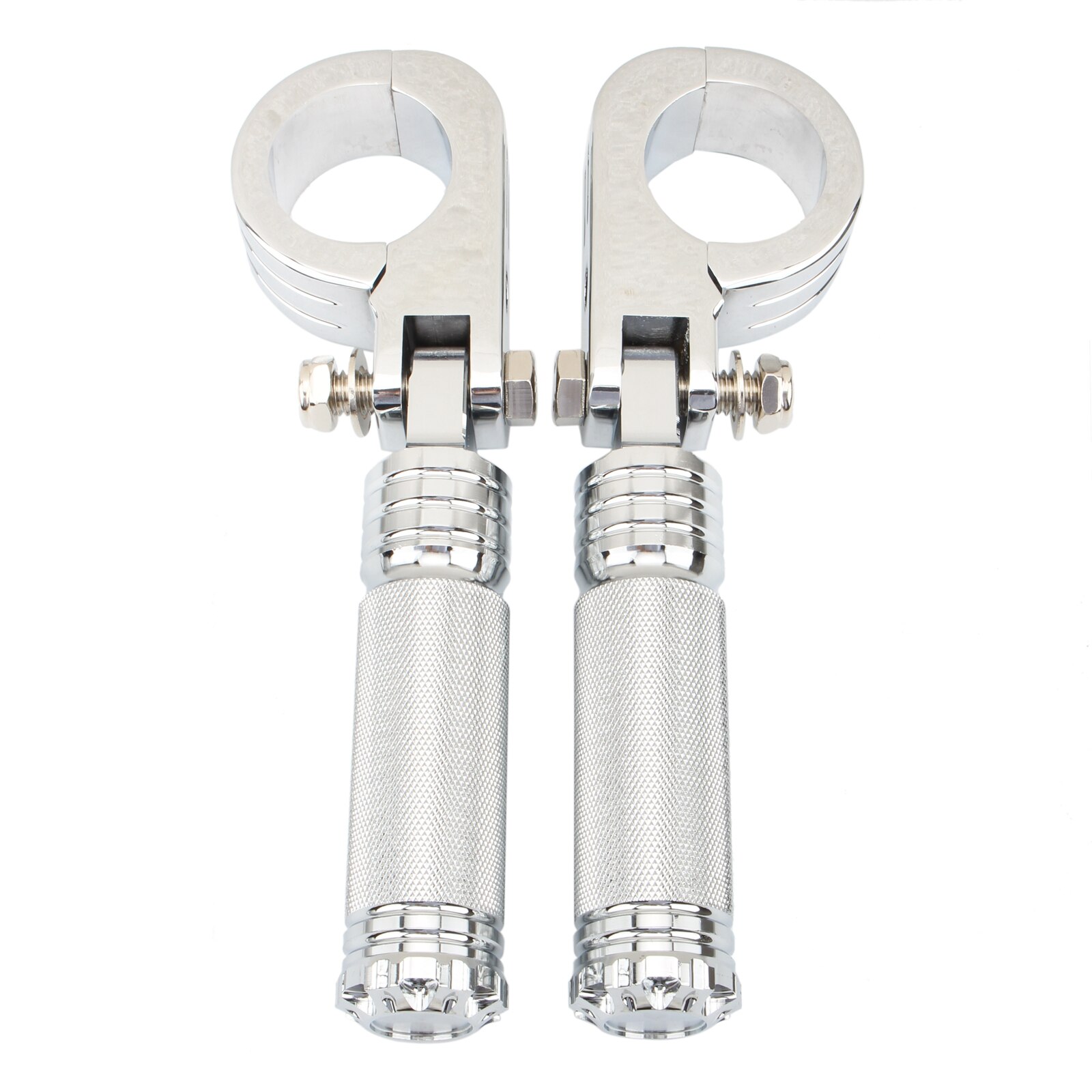 32MM Highway Foot Pegs Engine Guard Crash Bar w/Clamp Mount For Harley Honda Kawasaki Cafe Racer Touring Motorcycle Chrome: 32mm K