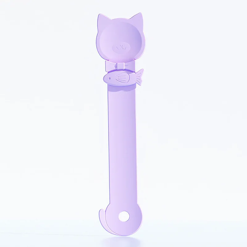 Cat Strip Feeder Spoon Long Handle Lickable Wet Food Feeder for Cats Pet Meat Mud Food Squeeze Dispense Spoon Pet Supplie: green