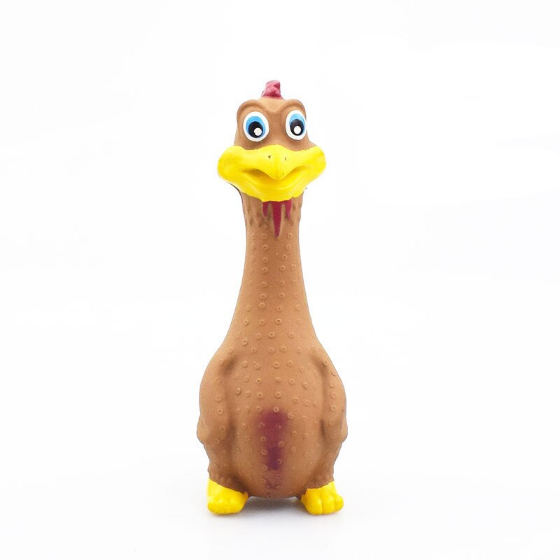 Pets Dog Toys Screaming Chicken Squeeze Sound Toy Rubber Pig Duck Squeaky Chew Bite Resistant Toy Puppy Training Interactive: 10