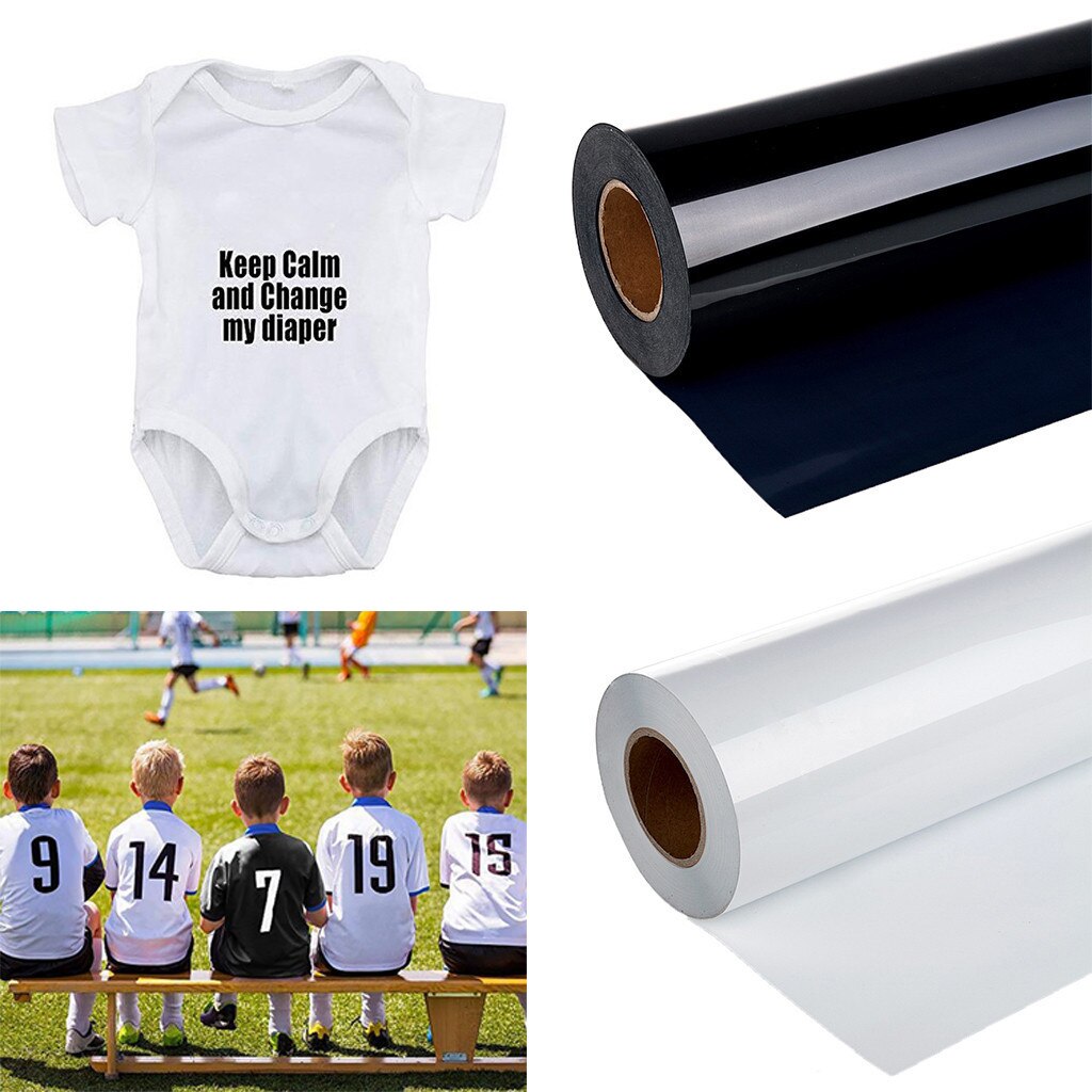 1 Roll Vinyl Warmteoverdracht Ijzer Op Diy Kledingstuk Film Cricut Silhouet Papier Kunst Creatieve Sticker Decoratie Benodigdheden Diy Z0601