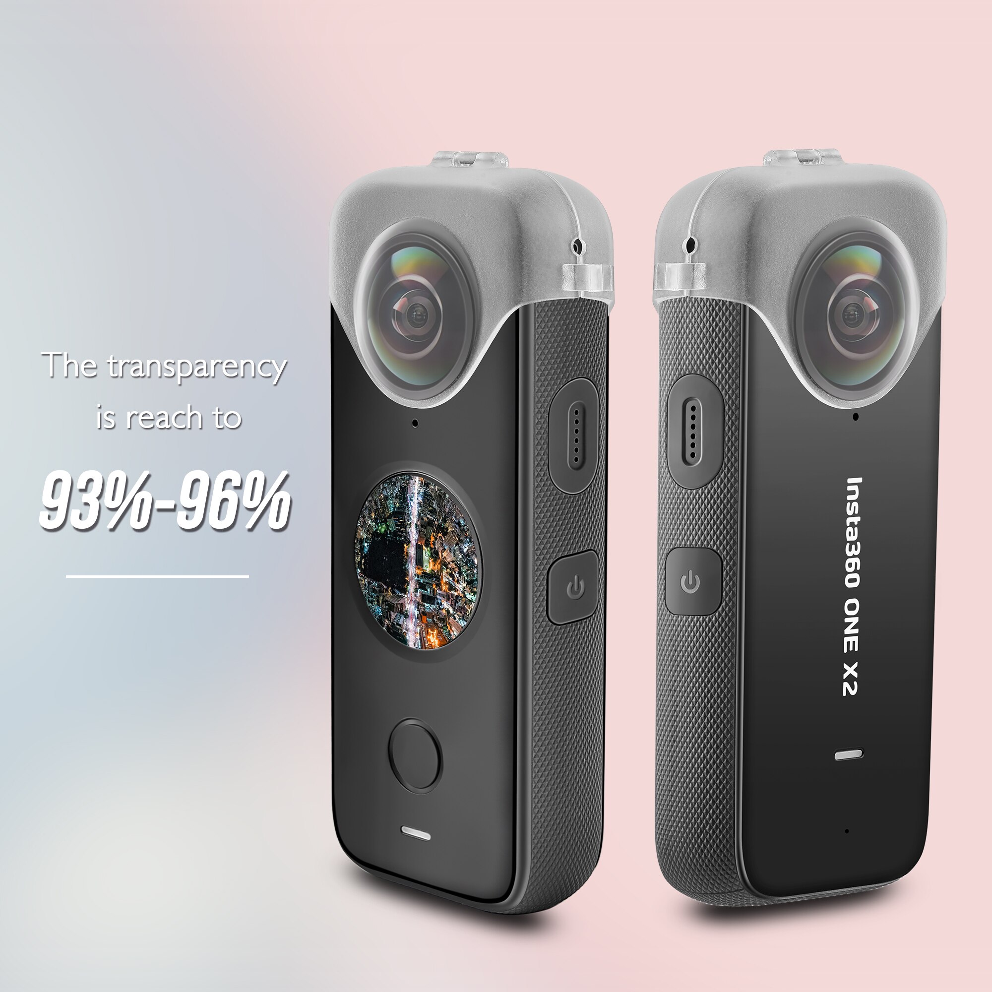 Futerał silikonowy pokrowiec ochronny obudowa ochronna pyłoszczelna czapka futerał do przechowywania folia ekranowa uchwyt do Insta360 One X2 X akcesoria