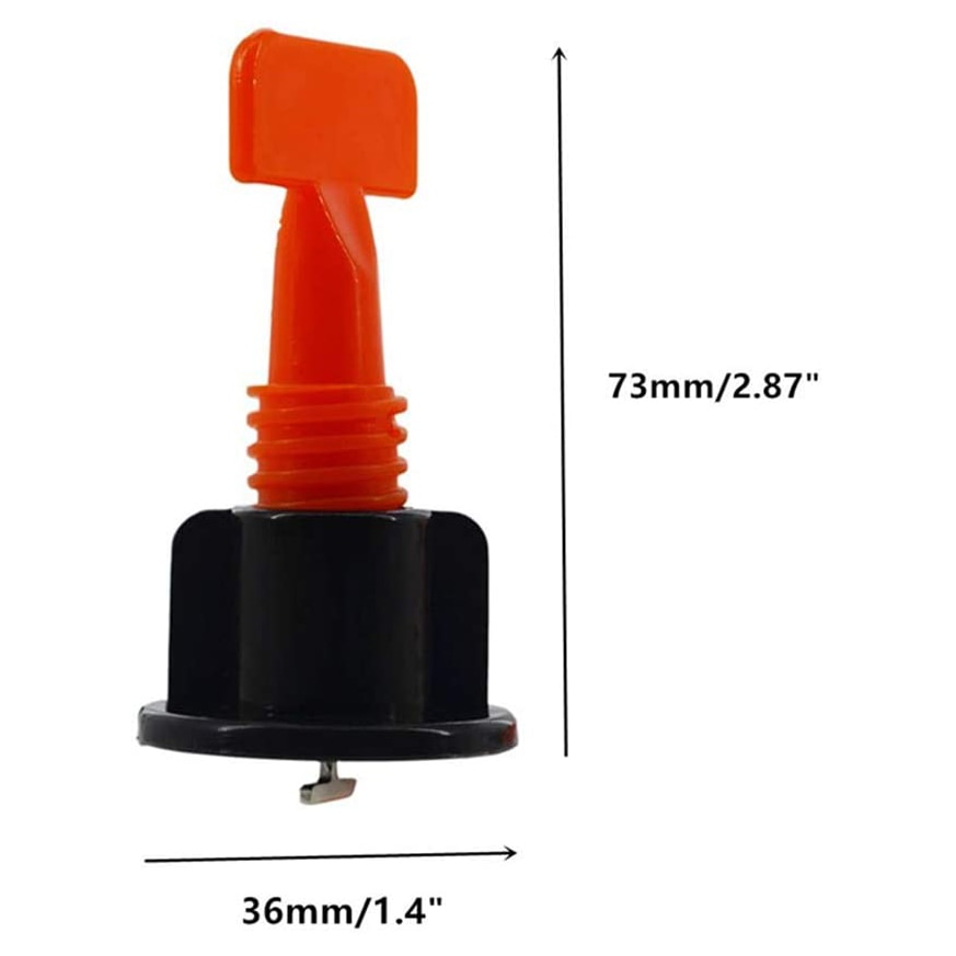 60Pcs Reusable Tile Leveling System Kits Tile Leveling Spacer Tile Installation Tool for Building Walls Floor