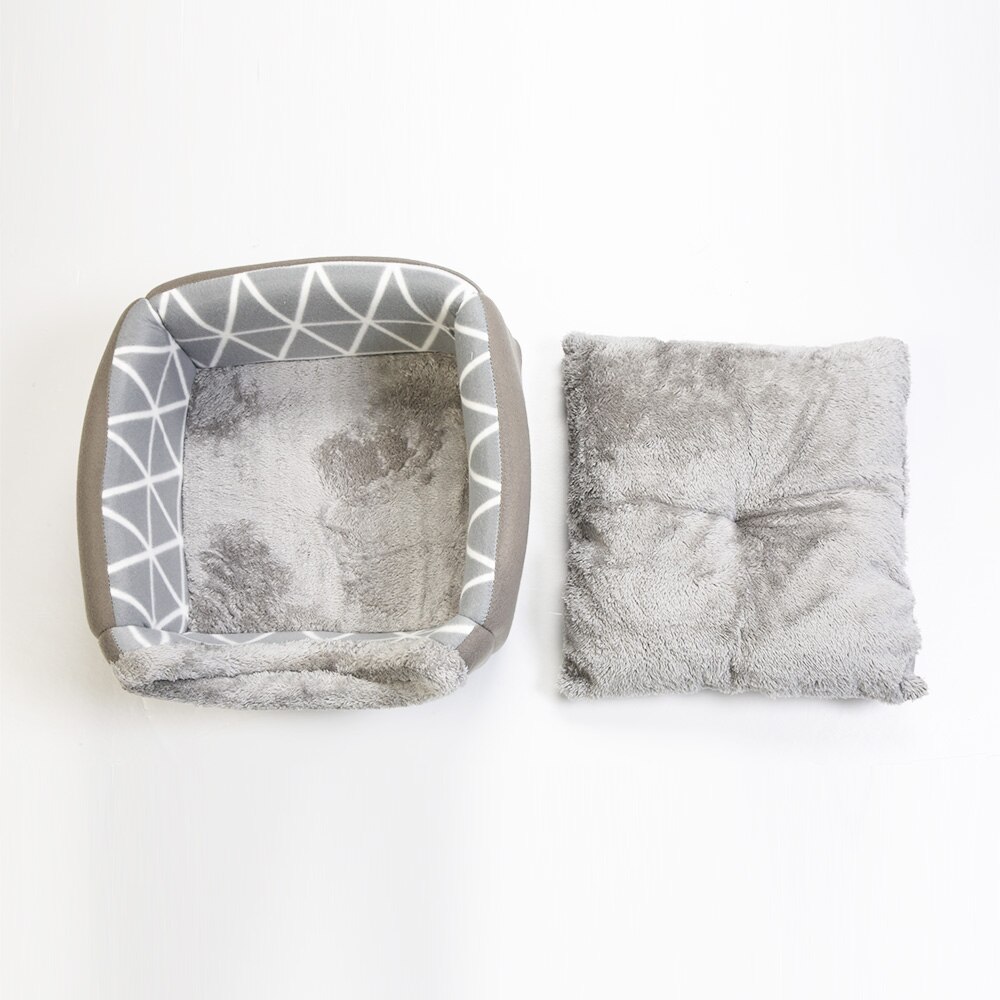 Cama para perros, gatos, cama blanda cama perrera casa cueva cama de saco para dormir Pad tienda mascotas invierno cálido y acogedor camas gato tienda sofá cama