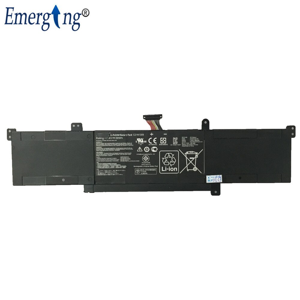 Originele 7.4v 38wh laptopbatterij voor asus viewbook  q301la s301la s301lp c21 n 1309 13 inch  c21 pq 2h