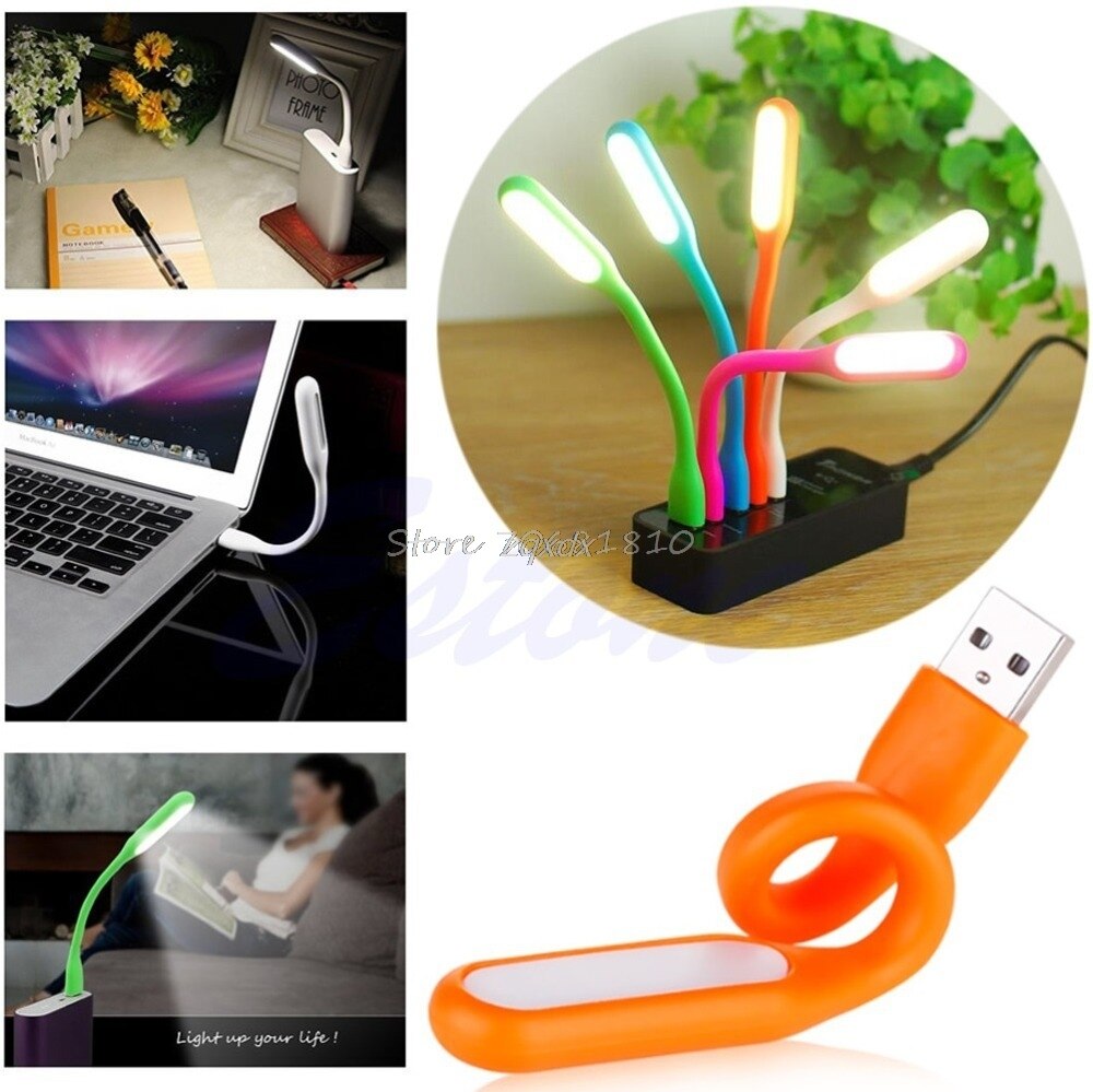 Flexibele Usb Led Licht Mini Lamp Voor Computer Laptop Notebook Pc Power Bank Rental &