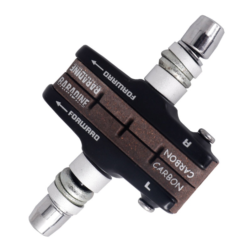 Baradine 1 Pair Bike Brake Cork Pads for Carbon Rims Bicycles Linear Pull Brakes MTB Road Carbon Wheelset Threaded Braking Set