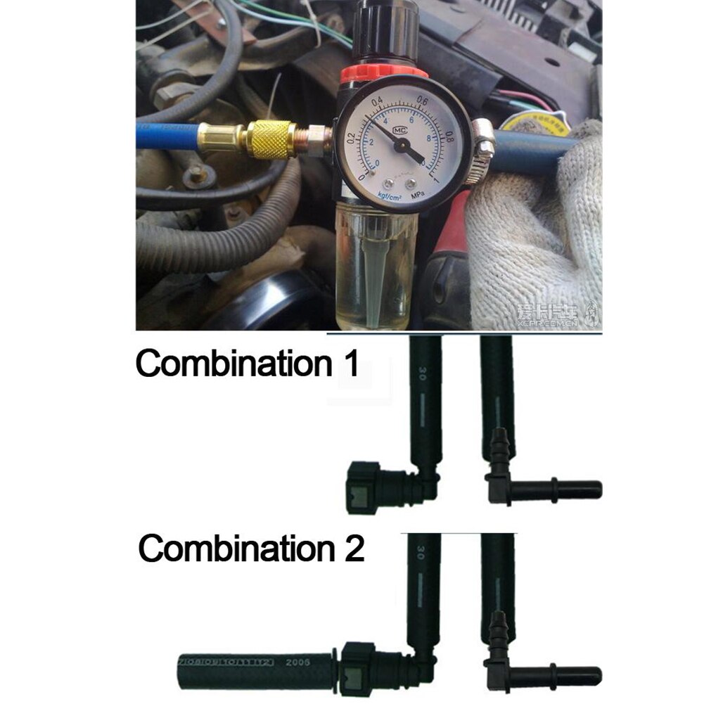 Tool Fuel Pressure Easy Use Quick-Connect Useful Test Meter Directly Practical Black Auto Car Universal