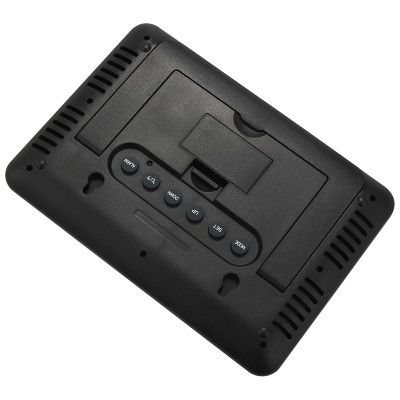 Large Display Digital Wall Clock,Silent Desk Shelf Clocks Battery Operated Easy To Read Nightstand Alarm Clock With No Night Lig