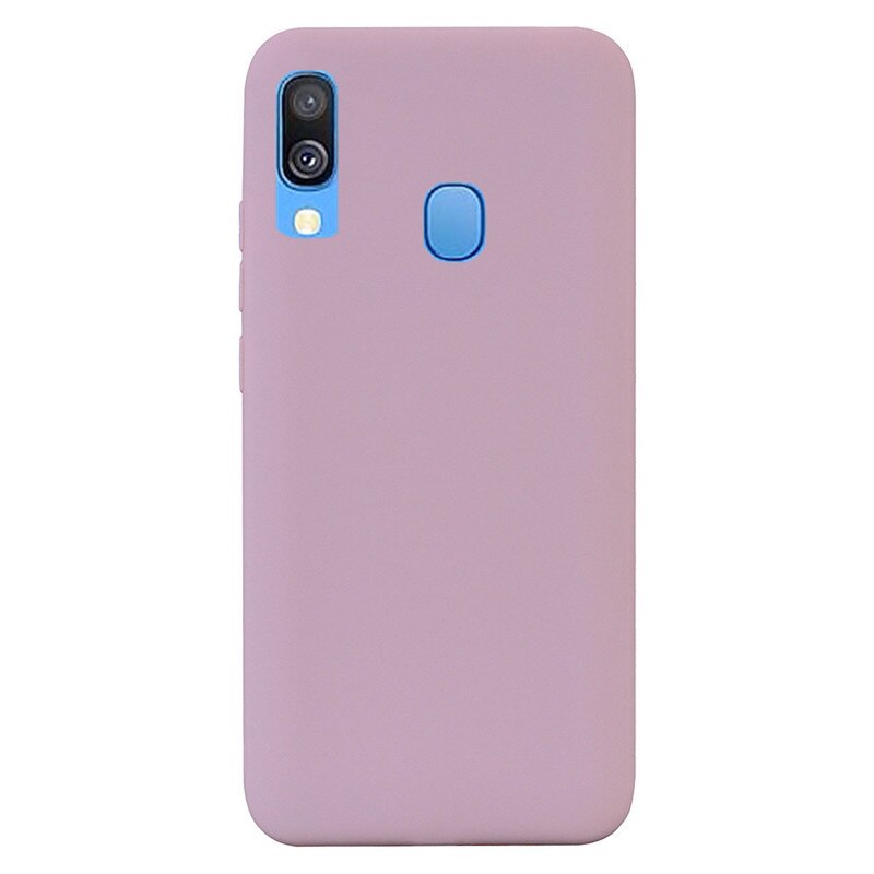 Case For Samsung Galaxy A40 Case SM-A405F 5.9 Soft Silicone Back Cover Phone Case For Samsung A40 A 40 Coque Fundas Bumper shell: 15 Lotus Pink