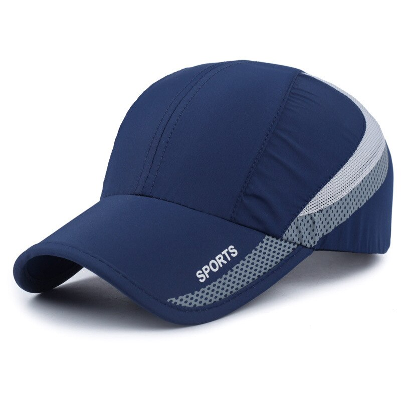 [NORTHWOOD] Mode Zomer Cap Heren Baseball Cap Vrouwen Zon Cap Ademende Sneldrogend Dad Hoed Sport Snapback Cap: Marineblauw