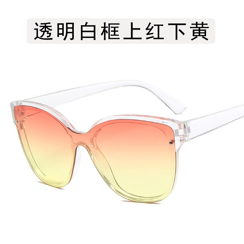 Retro træ solbriller mænd bambus solbriller dame mærke sportsbriller guld spejl solbriller nuancer lunette oculo: Ramme rød og gul