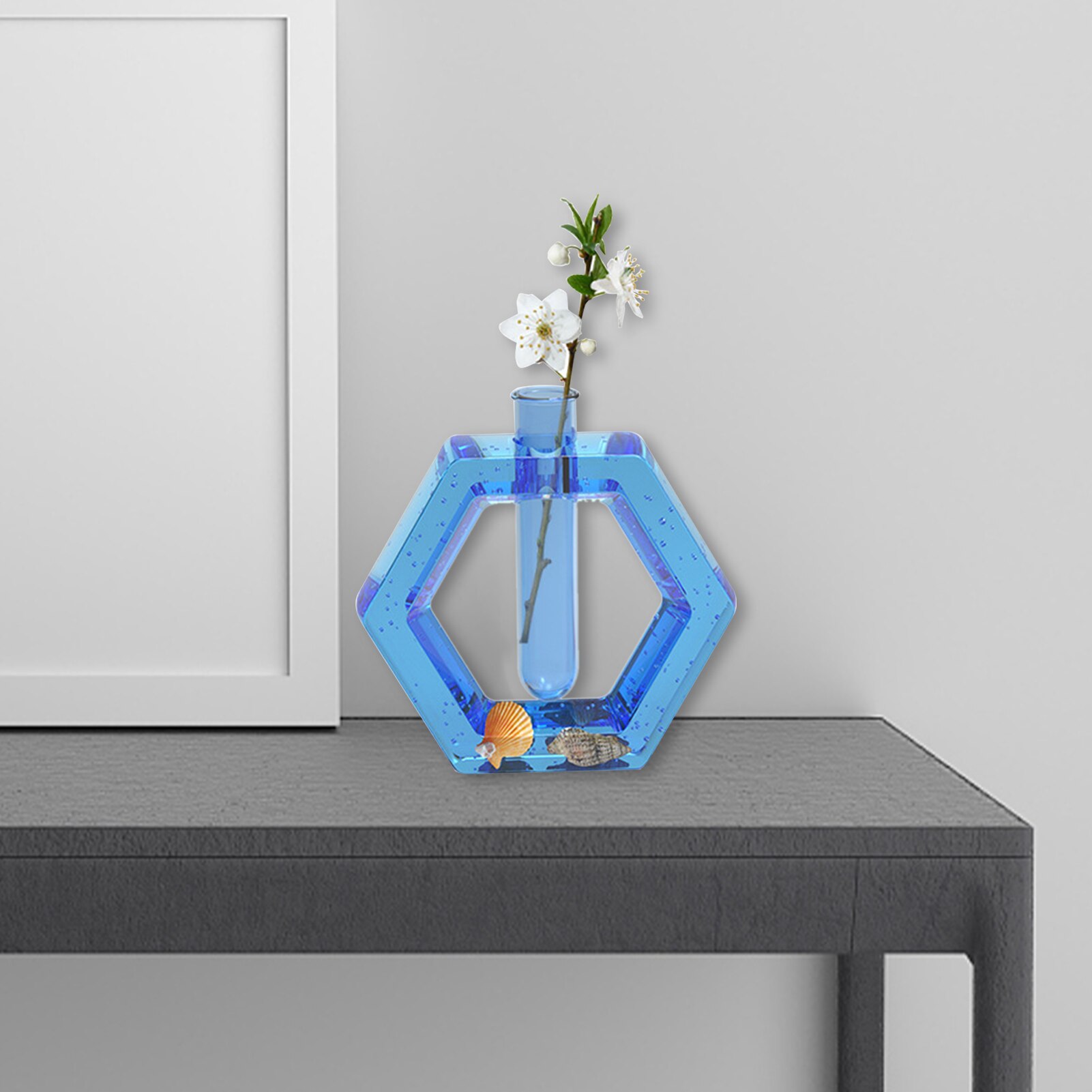 Vase Resin Mold Casting Epoxy Resin Mold Handmade DIY Crafts Vase Home Decoration Epoxy Vase Silicone Mold