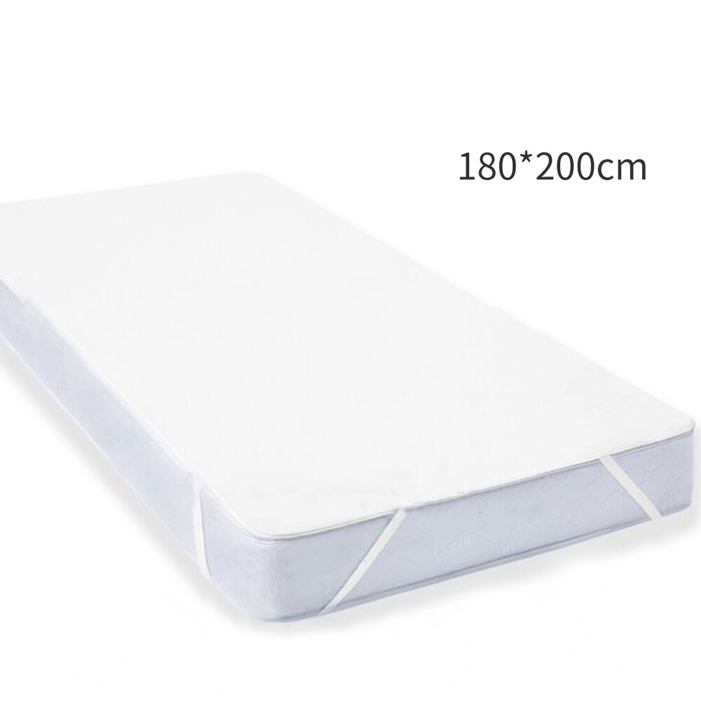 Four-Corner Tendon Terry Cloth Waterproof Bed Cover Waterproof Mattress Protector Household Bed Accessories: B
