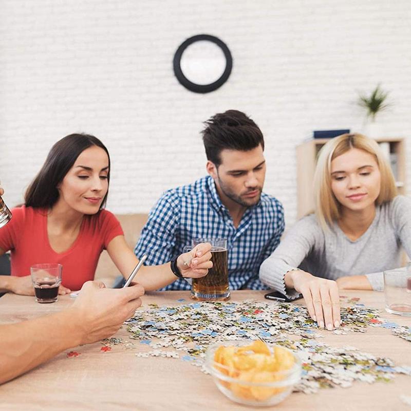 1000 Stuks Puzzel Met Foto Puzzel Mini Houten Vergadering Puzzel Speelgoed Voor Volwassenen Kinderen Educatieve Spelletjes Speelgoed