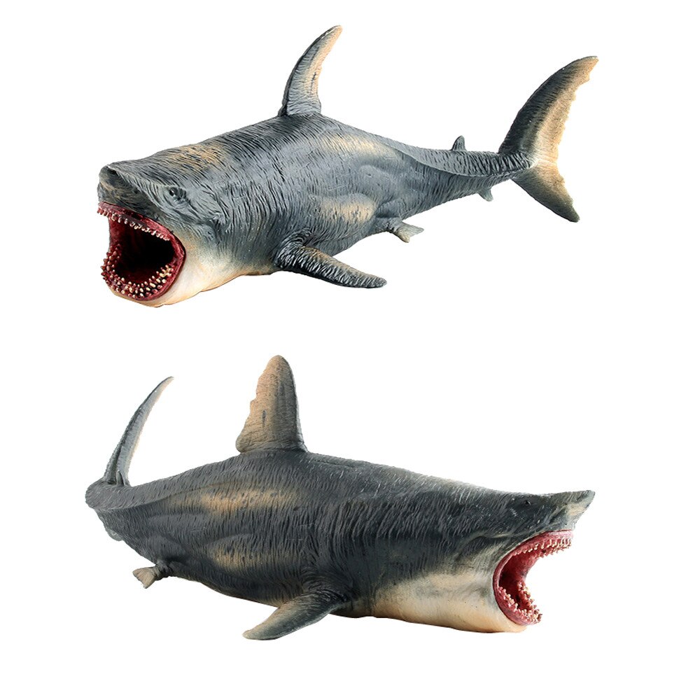 Savage Oceaan Megalodon-Prehistorische Haai Zee Leven Dieren Giant Shark Model Speelgoed Onderwijs Dier Figuur Model Voor Kinderen