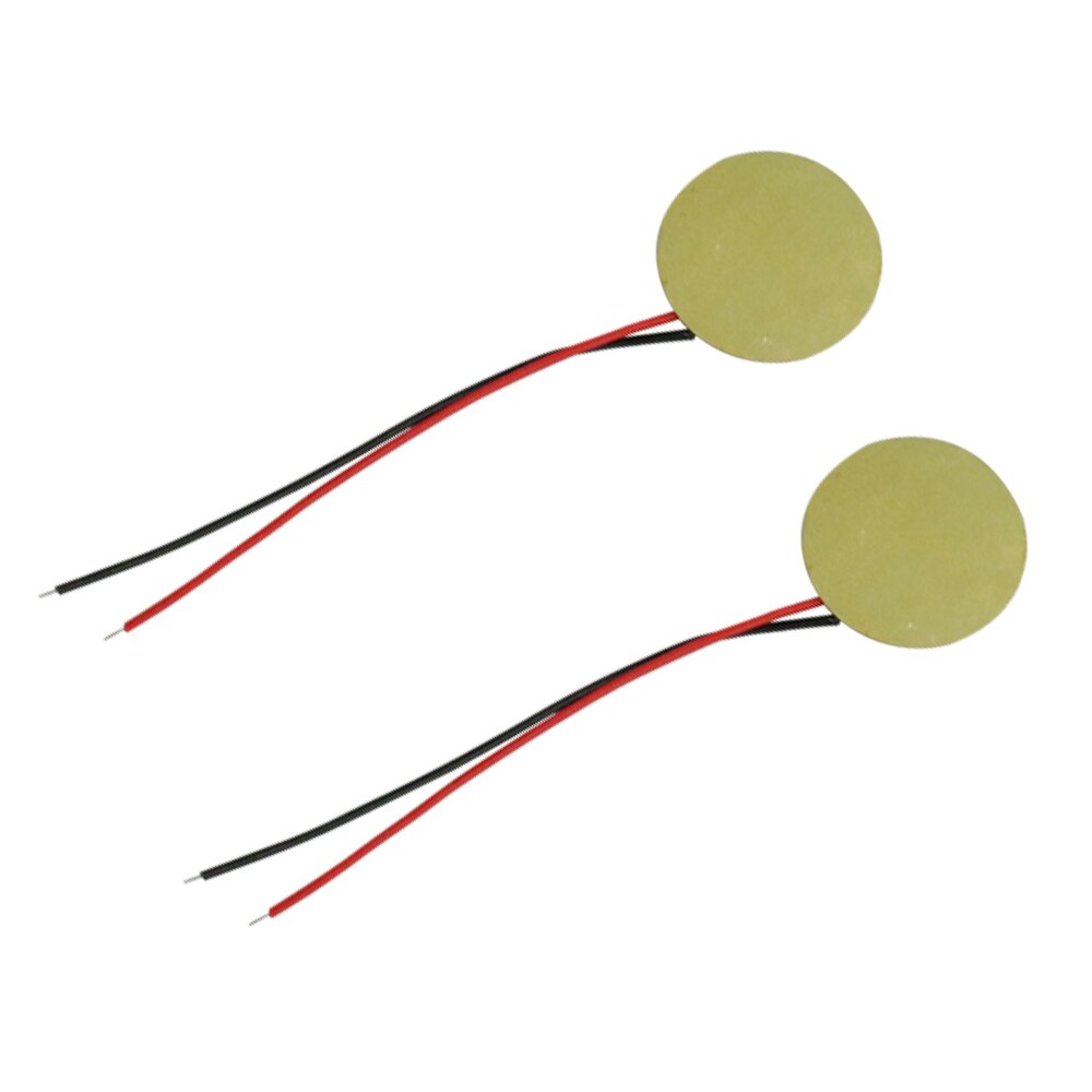 5 Stks/partij 12 Mm ~ 27 Mm Piëzo Elementen Buzzer Sirene Sensor Trigger Drum Disc Met Draad Koper Piezo Buzzers voor Arduino: 18mm