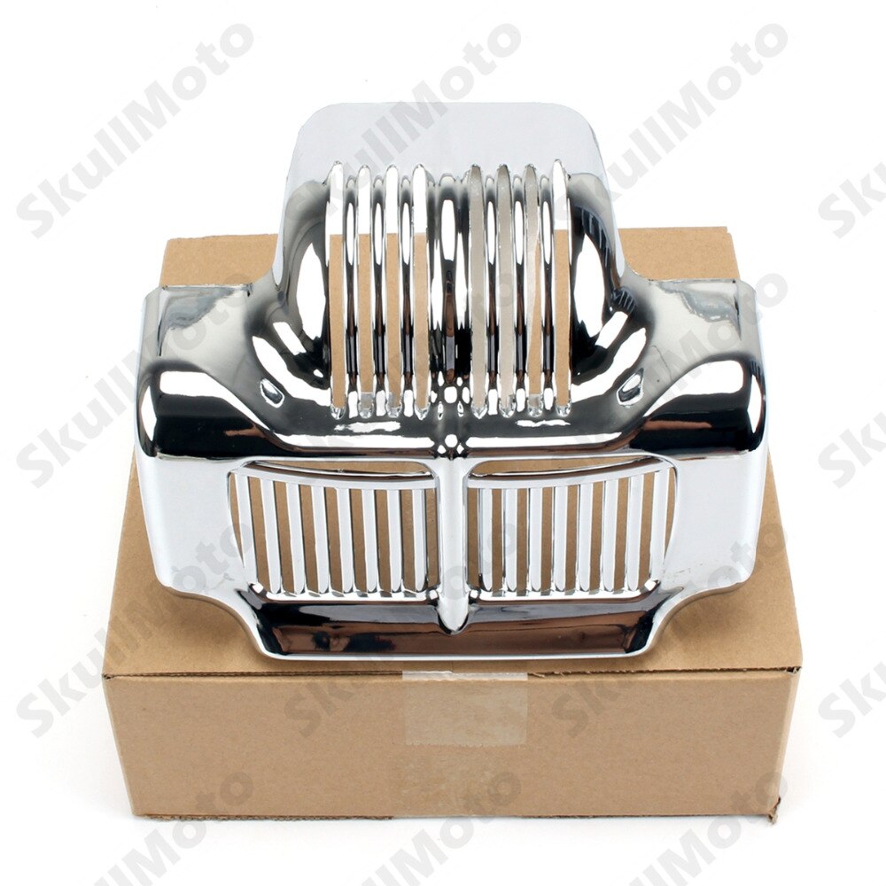 Chrome Motorcycle Stock Oil Cooler Cover For Harley Touring Road King Street Electra Glide Tri Glide