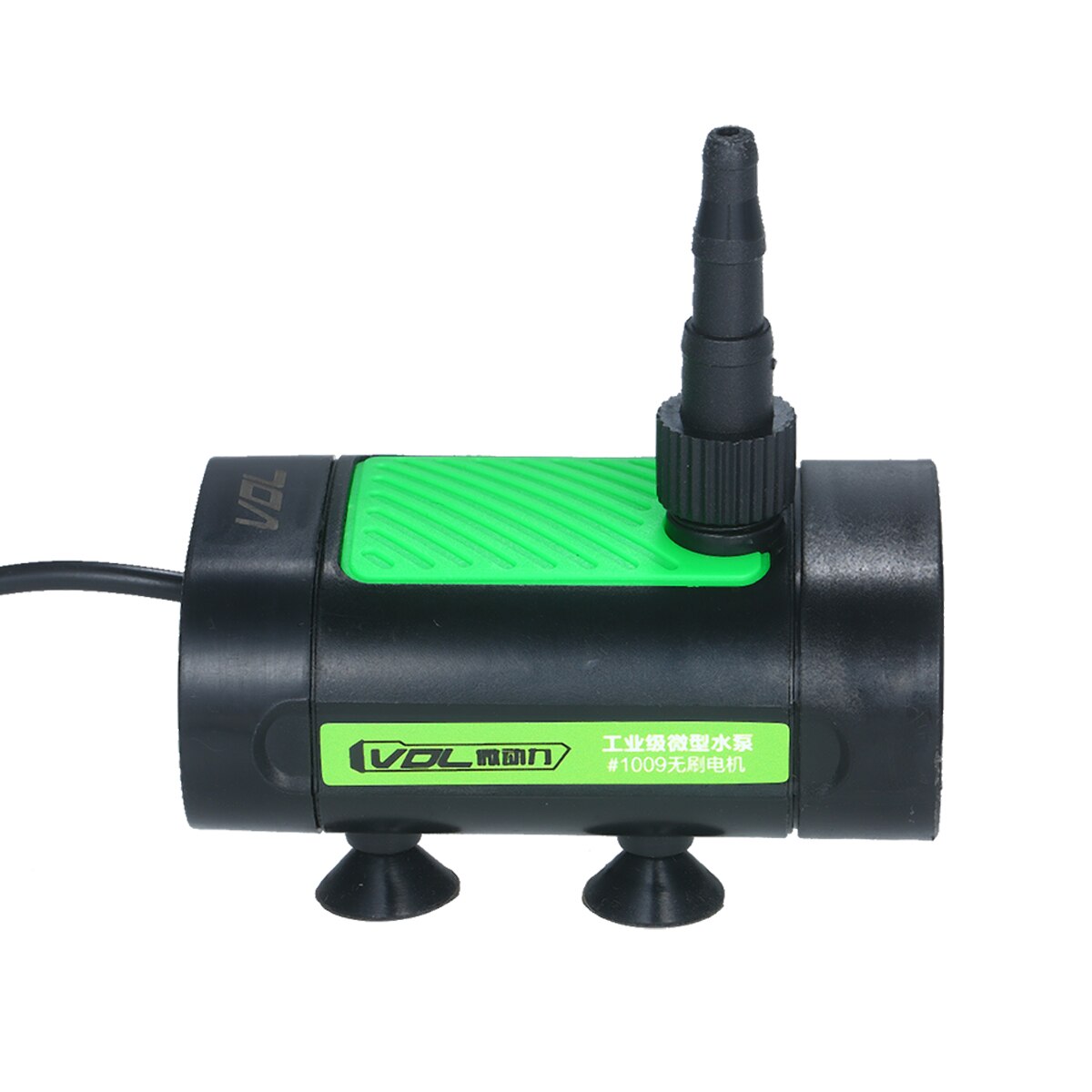 12V DC Brushless Submersible Water Pump 30W Ultra Quiet Water Pump 7L/Min with 10ft High Lift 3 Size Nozzle for Pond Fish Tank