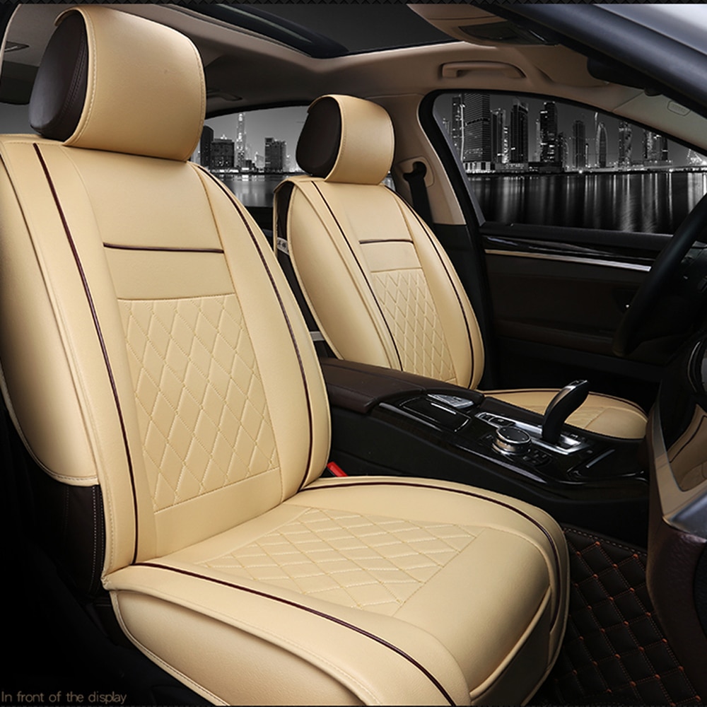 1PC Auto Seat Cover Set Universele Voor Autostoelen Versieren Beschermen Accessoires Suede Mode Autostoel Pad Kussen Auto -styling