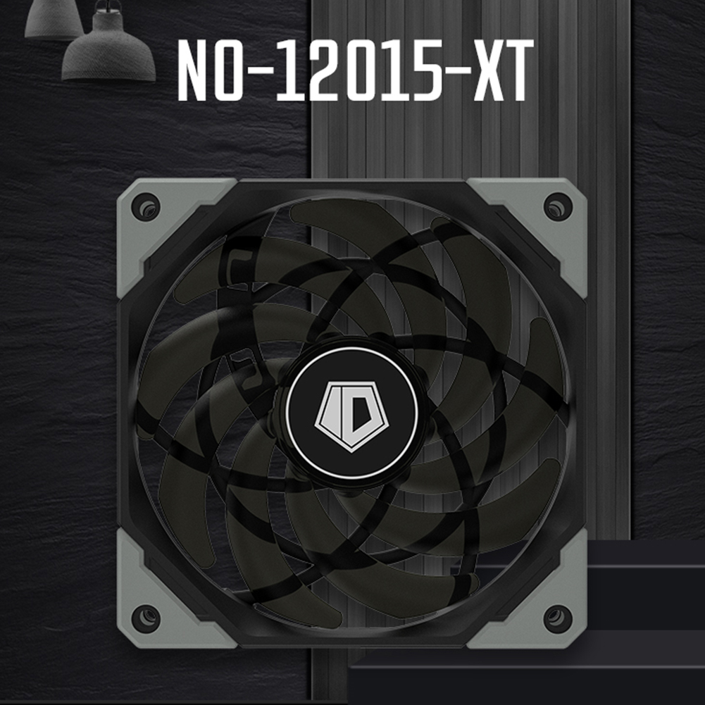 120mm Computer Case Cooling Fan PWM Silent Quiet Chassis PC Cooler for ID-COOLING Household Computer Accessories