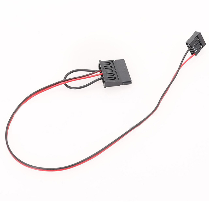 239 USB-zu-SATA-Stromkabel-Splitter für ITX-Mainboard, USB 9-polig auf SATA-Kabel, Laptop, PC, 2,5 Zoll Festplatte, SSD-Stromleitung