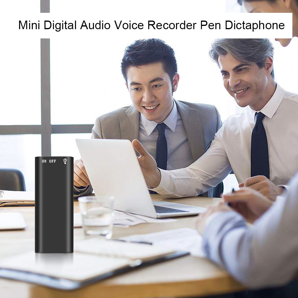 Reproductor de Mp3 3 en 1 de , Mini grabadora de voz de Audio Digital de voz , grabación WAV de 192Kbps para uso en reuniones de estudio