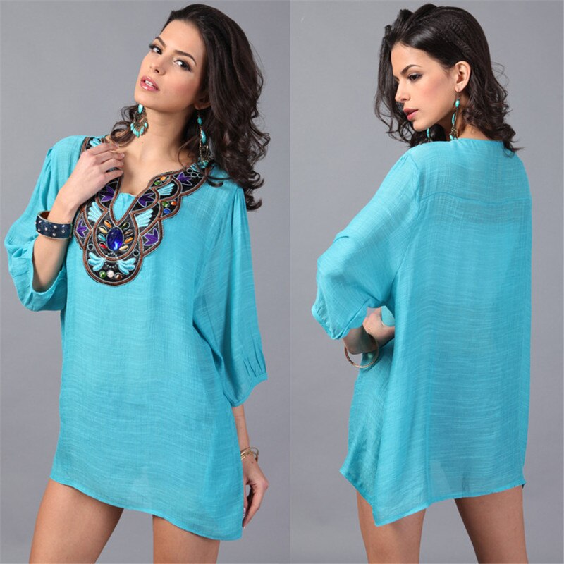 Zomer zwangerschap vintage bloemen losse blouse shirts 4 snoepkleuren casual shirt tops kleding voor zwangere vrouwen