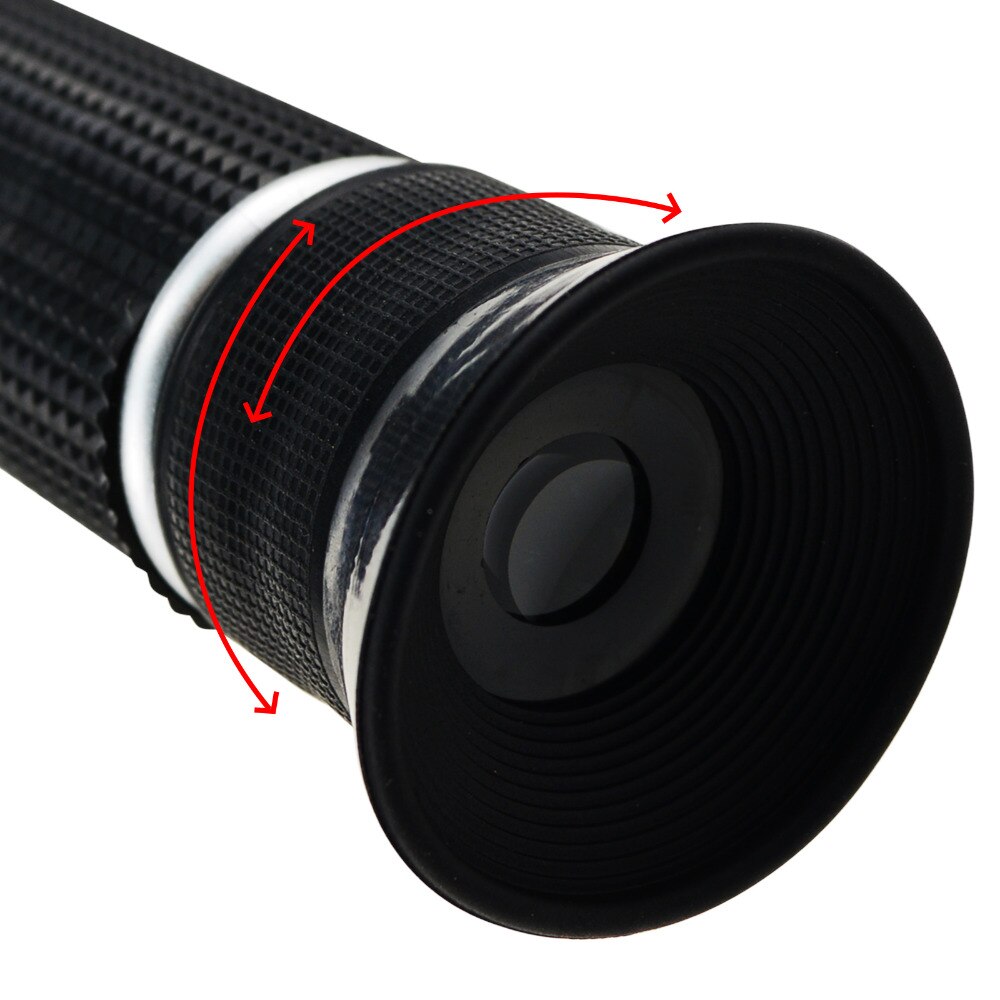 Réfractomètre à salinité à double échelle ATC 0-100ppt (0-10%) et 1.000-1.070 gravité spécifique pour Aquarium réservoir de récif saumâtre Marine