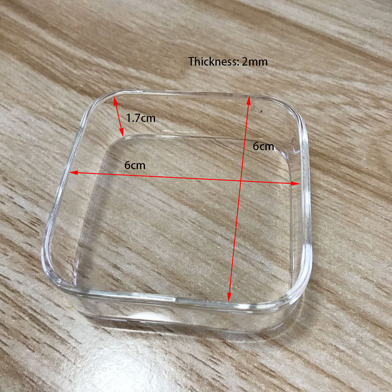 Transparent Aquarium Fish Tank Shrimp Food Feeding Circle Glass Feeder Floating Bottom Feeder Fish Shrimp Aquarium Accessories: Red