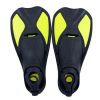 Aletas de natación para deportes acuáticos, aletas de buceo flexibles de neopreno antideslizantes, calzado de baño, aletas de buceo para adultos, deportes acuáticos: Yellow / XL