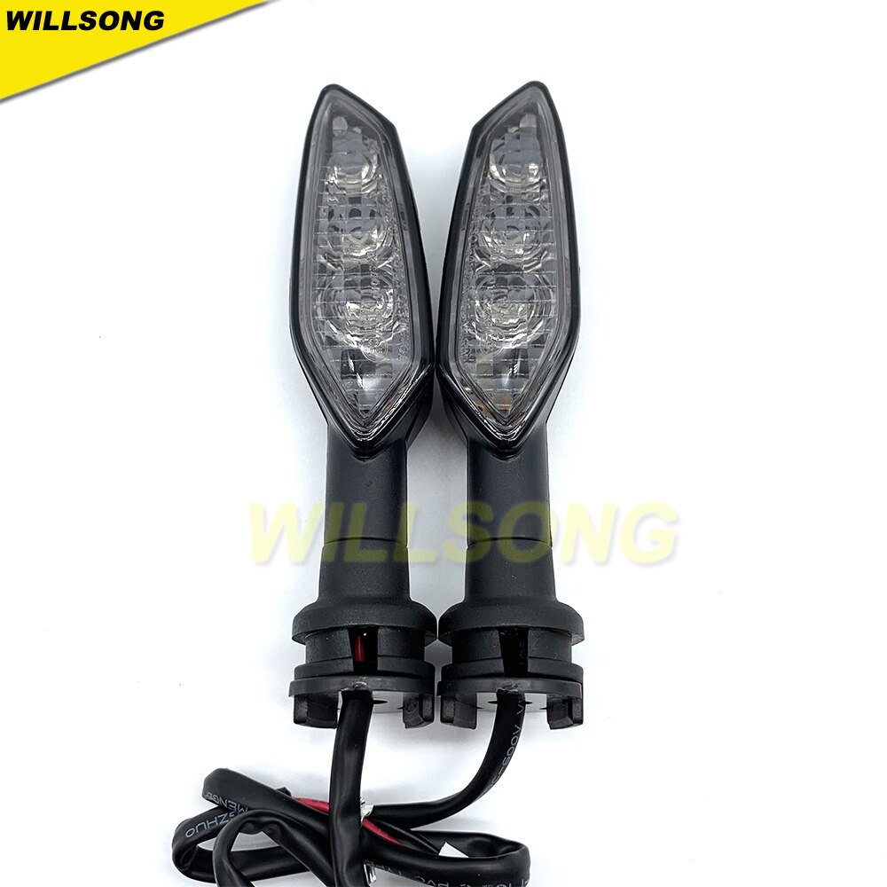 Luz LED intermitente delantera y trasera para YAMAHA MT 01/03/07/09/10/15/25 MT15 m-slaz 150 MT07 MT09 Tracer: Smoke