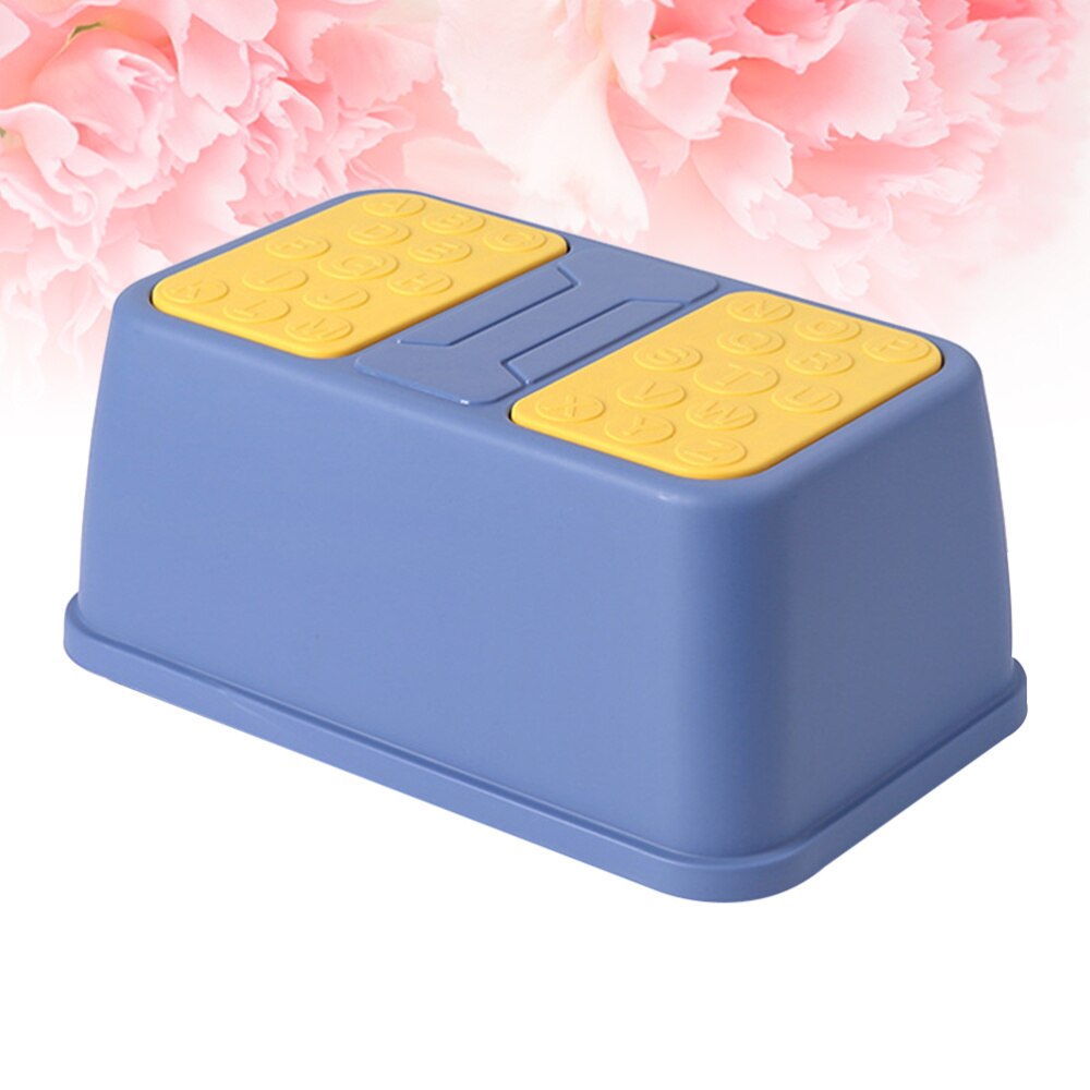 1PC Toilet Stool Hand Washing Stepping Stool Anti-slip Footstool for Kids Children (Yellow)