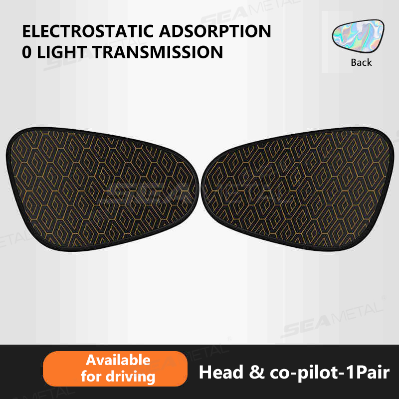 Seametal auton ikkunan aurinkosuoja auton sivuikkunoiden verhot aurinko uv-suoja kokoontaitettava auton etu- ja takaikkunan aurinkosuoja: Armeijan vihreä