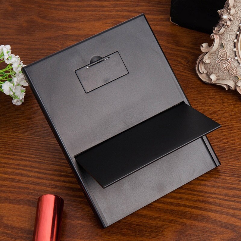 Tri-Fold Miroir De Maquillage avec Lumière LED Portable Voyage Compact Miroirs de Poche Voyage Plier Miroir Cosmétique NShopping