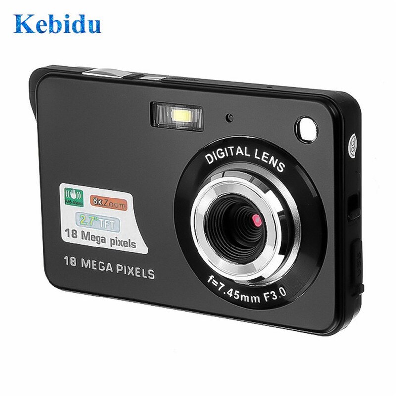 KEBIDU Portable 8X Zoom numérique HD 720P caméra vidéo numérique caméscope avec 2 pouces TFT LCD Sceen Anti-secousse 5MP CMOS capteur