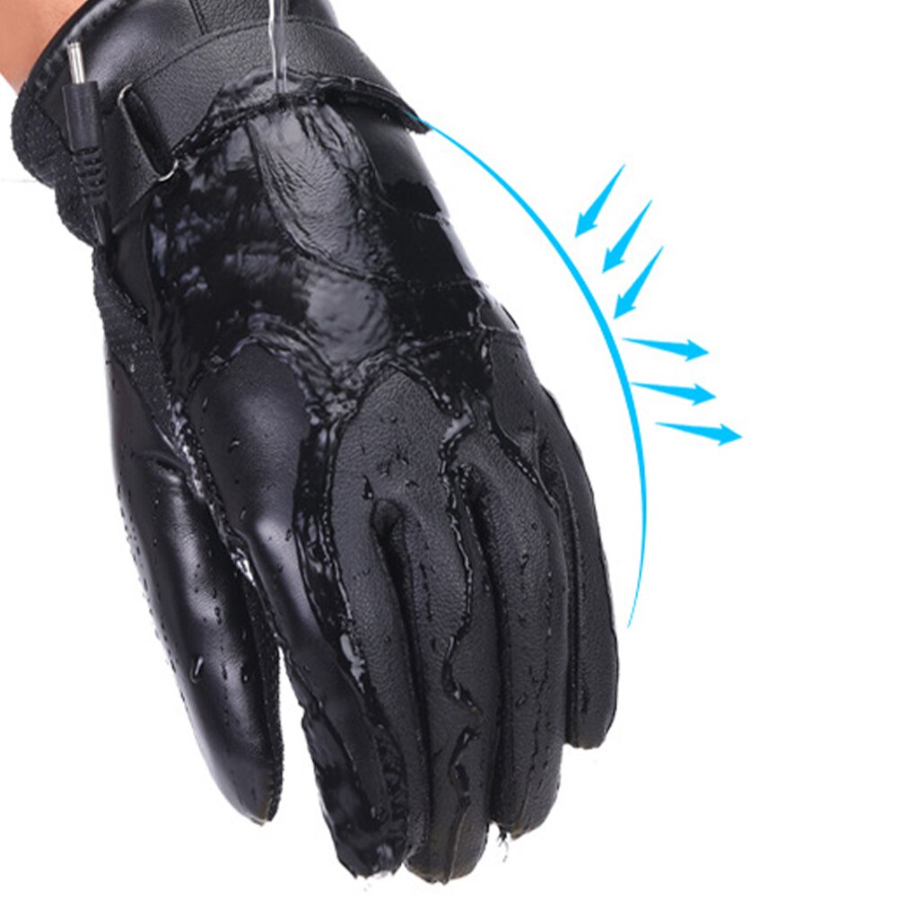 1 Paar Winter Motorrijden Elektrische Verwarming Handschoenen Warme Handschoenen Usb Hoge Warmte Constante Temperatuur Thermische Verwarming Handschoenen Fo