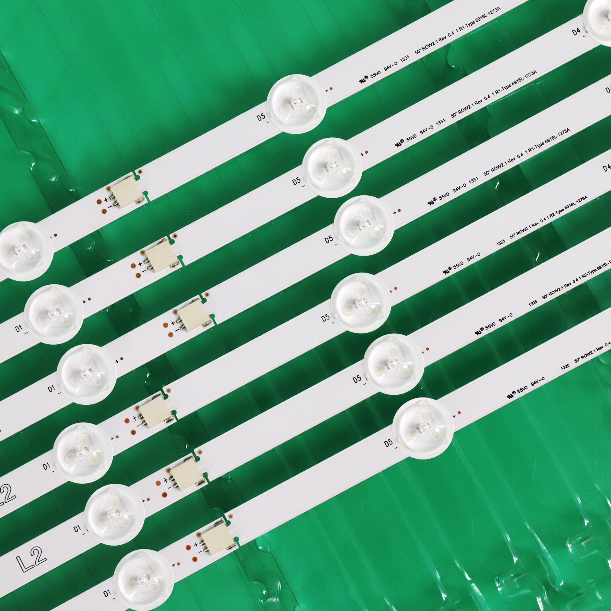 Original LED Backlight strip 10 lamp For LG 50&quot; TV 50LN5400 50LA620V 6916L-1276A 6916L-1273A 6916L-1272A 6916L-1241A 50LA6208