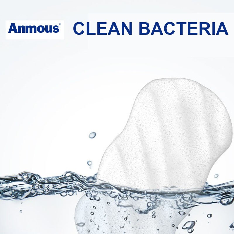 Anmous Douche Spons Baby Kinderen Bad Konjac Spons Zachte Comfortabele Kids Bad Shampoo Spons Witte Kleur