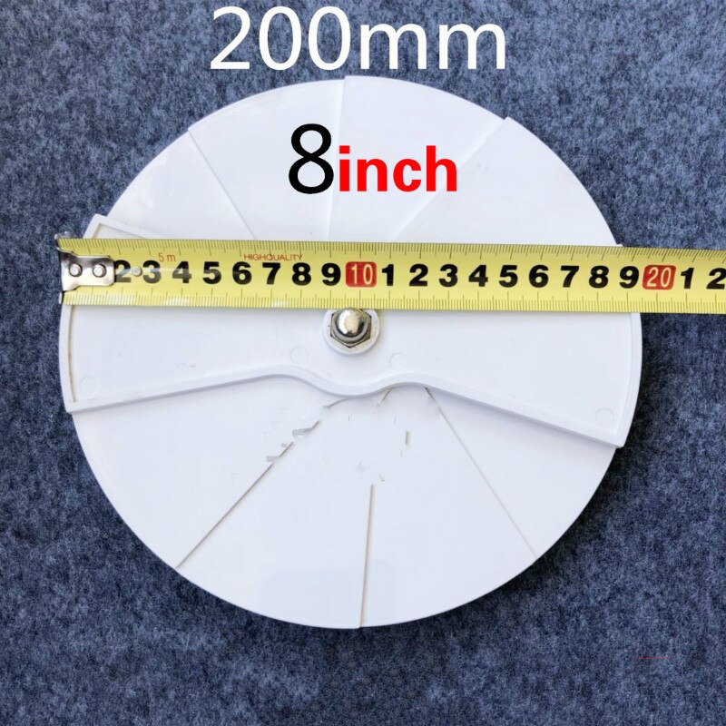 ABS diffuser fan switch control valve air volume rotary air conditioning air outlet fittings 150mm/200mm/250mm/300mm/350mm