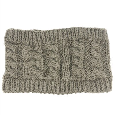 Vrouwen Warm Winter Sneeuw Hoed Muts Geen Top Wol Hoed: GRAY