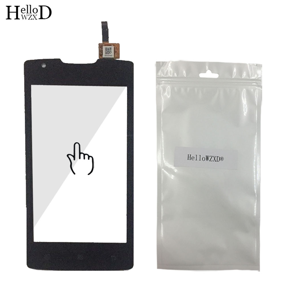 Mobile TouchScree For Lenovo A1000 Touch Screen Glass Digitizer (no LCD) Front Outer Glass Lens Sensor + Adhesive