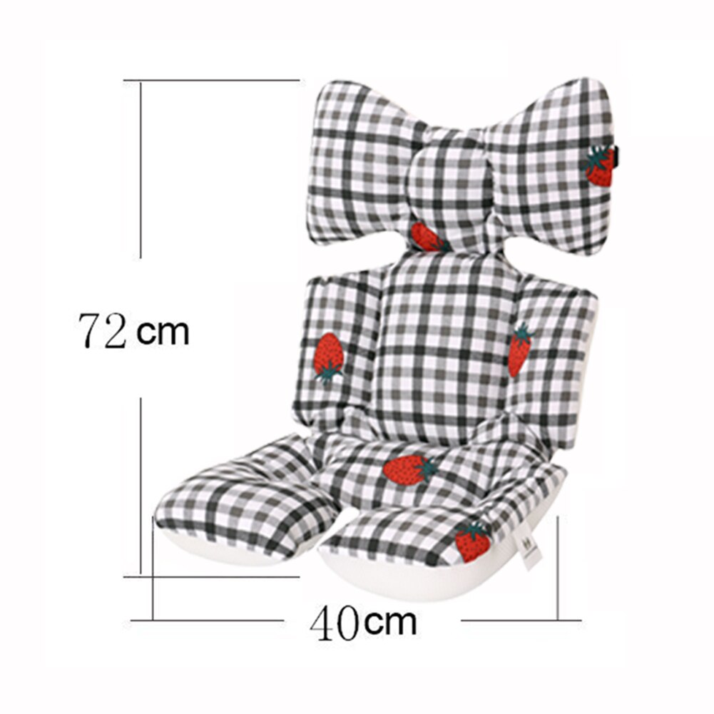 Baby Stroller Seat Pad Universal Baby Stroller High Chair Seat Cushion Liner Mat Cotton Soft Feeding Chair Pad Cover Protector