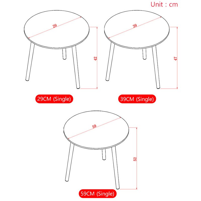 Nordic Style Solid Wood Coffee Table Living room Sofa Side Table Small Dining Table Small Tea Table Home Furniture