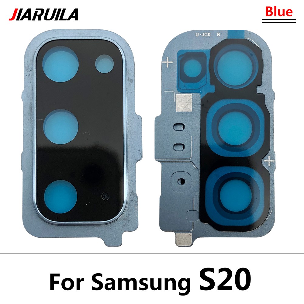 Neue Für Samsung S20 Ultra S20 Fe S20 Plus S20 Reparatur Ersetzen Zurück Kamera Glas Objektiv Abdeckung mit Rahmen Halfter Ersatz Teil: Rosa