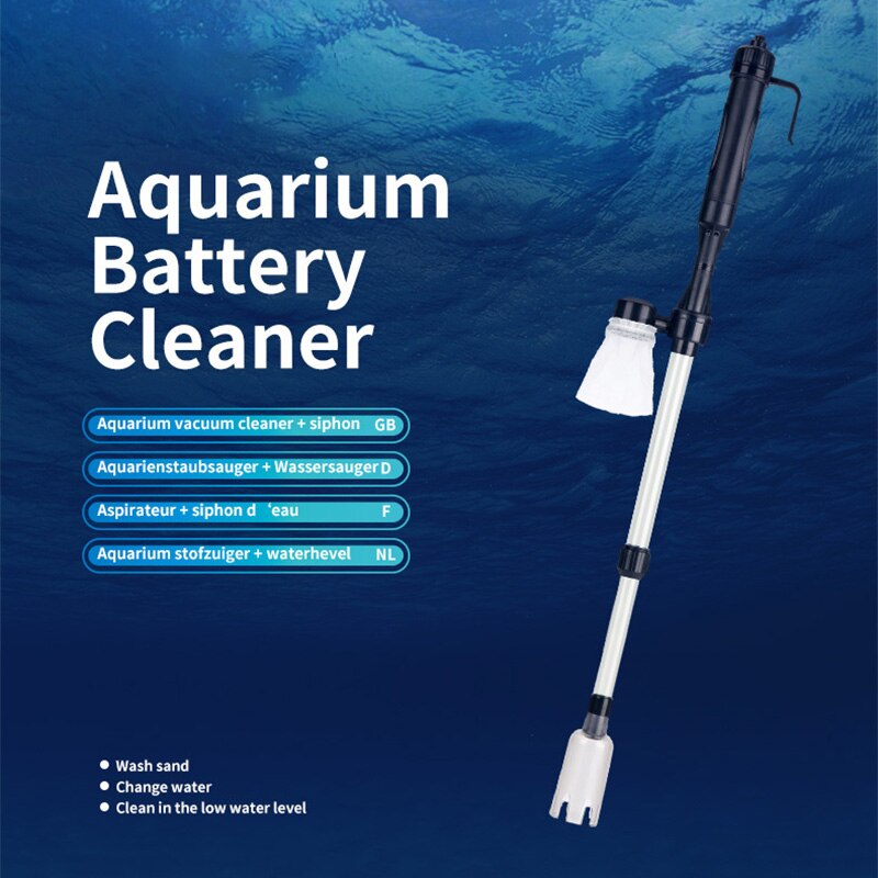 Elektrische Aquarium Water Verandering Pomp Cleaning Tools Water Changer Bodemreinigers Siphon Voor Aquarium Water Filter Pomp