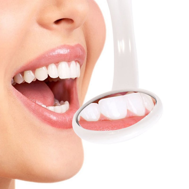 1 pc led lys tænder mundtandspejl super lyst mundspejl belyst tandplejeværktøj mundhygiejnemaskine
